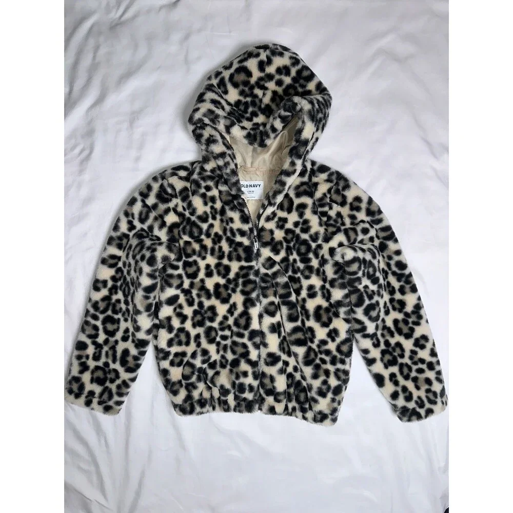 Old Navy Jacket Girl’s Size L(10/12) Animal print